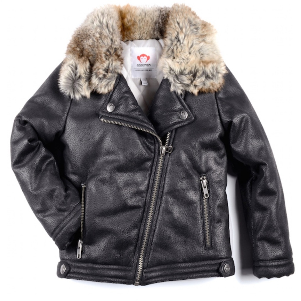 Moto Jacket - Faux fur collar